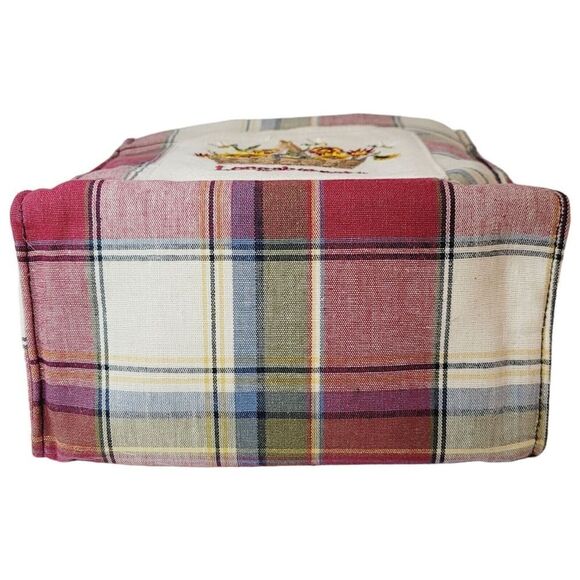 Vintage Longaberger Tote Lunchbag Basket With Flowers Spring - Picture 6 of 11